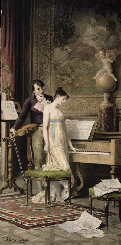 The Duet by Karl the Elder Schweninger